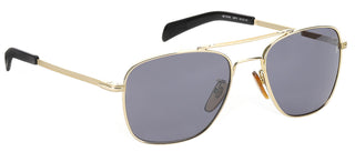 David Beckham DB 7019/S men Gold Geometric Sunglasses