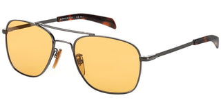 David Beckham DB 7019/S men Ruthenium Geometric Sunglasses