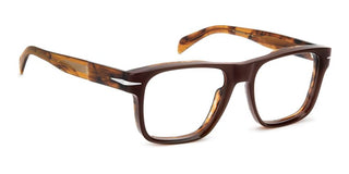 David Beckham DB 7020/CRAFTED men Havana Squared Eyeglasses