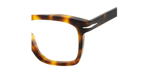 David Beckham DB 7020 men Havana Rectangle Eyeglasses