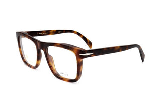 David Beckham DB 7020 men Havana Rectangle Eyeglasses