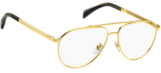 David Beckham DB 7023 men Yellow Pilot Eyeglasses