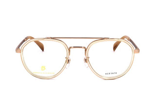 David Beckham Db 7026 Men Gold Geometric Eyeglasses