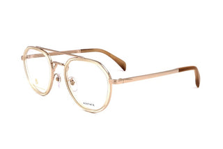 David Beckham Db 7026 Men Gold Geometric Eyeglasses