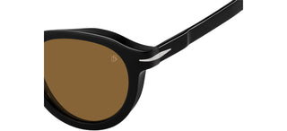 David Beckham DB 7029/S men Black Round Sunglasses