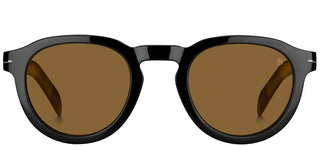 David Beckham DB 7029/S men Black Round Sunglasses