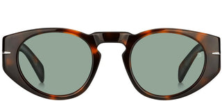 David Beckham DB 7033/S men Havana Round Sunglasses
