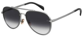 David Beckham DB 7037/G/S men Ruthenium Pilot Sunglasses