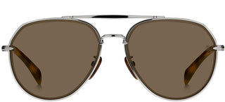 David Beckham DB 7037/G/S men Silver Pilot Sunglasses