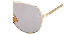 David Beckham DB 7037/G/S men Gold Pilot Sunglasses