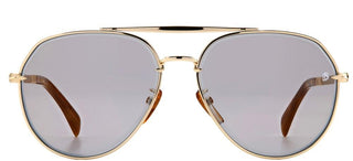 David Beckham DB 7037/G/S men Gold Pilot Sunglasses