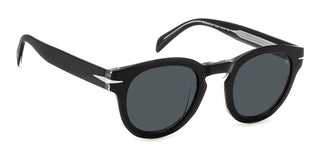 David Beckham Db 7041/s Flat Men Black Round Sunglasses