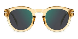 David Beckham DB 7041/S FLAT men Yellow Round Sunglasses