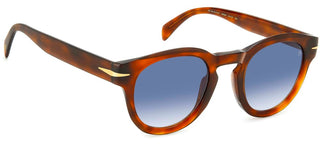 David Beckham DB 7041/S FLAT men Havana Round Sunglasses