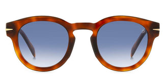 David Beckham DB 7041/S FLAT men Havana Round Sunglasses