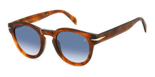 David Beckham Db 7041/s Flat Men Havana Round Sunglasses