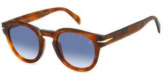 David Beckham DB 7041/S FLAT men Havana Round Sunglasses