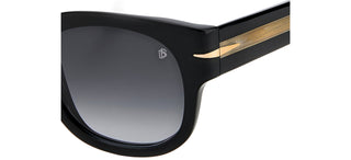 David Beckham DB 7045/S men Black Squared Sunglasses
