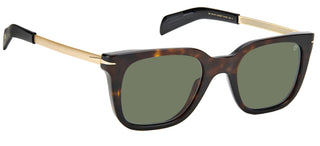 David Beckham DB 7047/S men Havana Geometric Sunglasses