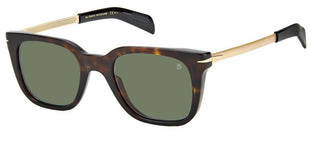 David Beckham DB 7047/S men Havana Geometric Sunglasses