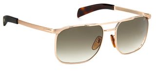David Beckham DB 7048/S men Gold Pilot Sunglasses