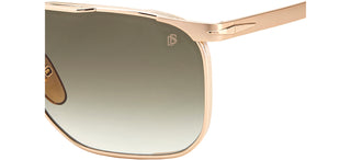 David Beckham DB 7048/S men Gold Pilot Sunglasses