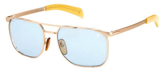 David Beckham DB 7048/S men Gold Pilot Sunglasses