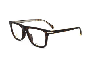 David Beckham DB 7061/F men Havana Squared Eyeglasses