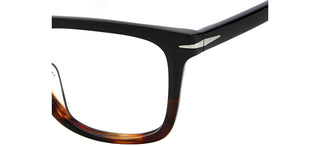 David Beckham DB 7061/F men Black Squared Eyeglasses
