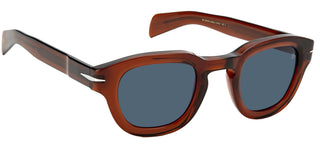 David Beckham DB 7062/S men Brown Geometric Sunglasses