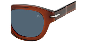 David Beckham DB 7062/S men Brown Geometric Sunglasses