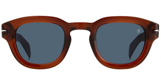 David Beckham DB 7062/S men Brown Geometric Sunglasses