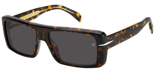 David Beckham DB 7063/S men Havana Geometric Sunglasses