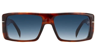 David Beckham DB 7063/S men Brown Geometric Sunglasses