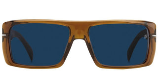 David Beckham DB 7063/S men Brown Geometric Sunglasses