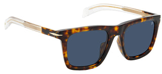 David Beckham DB 7066/F/S men Havana Geometric Sunglasses