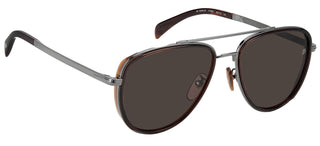 David Beckham DB 7068/G/S men Ruthenium Pilot Sunglasses