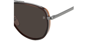 David Beckham DB 7068/G/S men Ruthenium Pilot Sunglasses