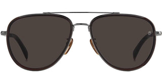 David Beckham DB 7068/G/S men Ruthenium Pilot Sunglasses