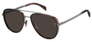 David Beckham DB 7068/G/S men Ruthenium Pilot Sunglasses