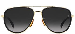 David Beckham DB 7068/G/S men Gold Pilot Sunglasses
