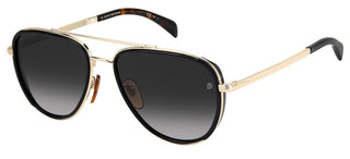 David Beckham DB 7068/G/S men Gold Pilot Sunglasses