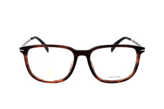 David Beckham DB 7074/F men Havana Geometric Eyeglasses