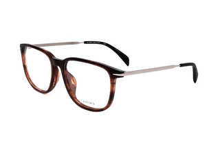 David Beckham DB 7074/F men Havana Geometric Eyeglasses
