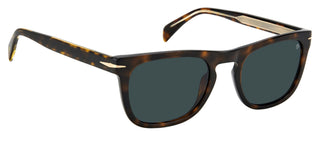 David Beckham DB 7077/S men Havana Squared Sunglasses