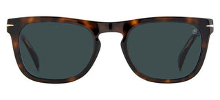 David Beckham DB 7077/S men Havana Squared Sunglasses
