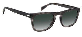 David Beckham DB 7077/S men Grey Squared Sunglasses