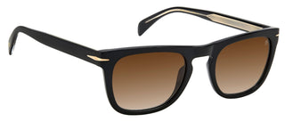 David Beckham DB 7077/S men Black Squared Sunglasses