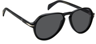 David Beckham DB 7079/S men Black Pilot Sunglasses
