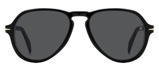 David Beckham DB 7079/S men Black Pilot Sunglasses